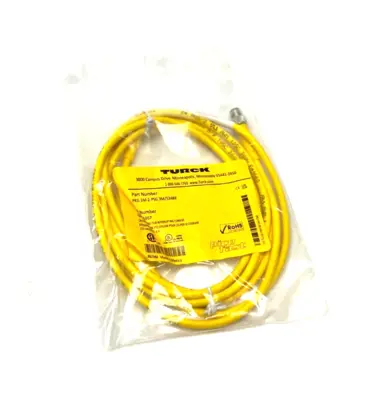 New | in-Stock TURCK PICOFAST DOUBLE ENDED CORDSET Cable & Wire | Maverick Industrial Sales #1104051