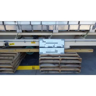 Used Cardwell Vib-o-vey 24"W X 27' L Stainless Steel Vibrating Shaker Conveyor