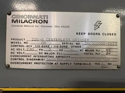 CINCINNATI MILACRON 220-8 Centerless Grinders | Mohawk Machinery (8)