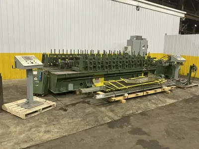 10 & 12 STAND X 2" BRADBURY SIDE BY SIDE U JOINT DRIVE ROLLFORMER: YOBRO #24947