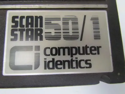 Computer Identics Scanstar 50/1 A1-62000-6 Laser Barcode Scanner 110VAC