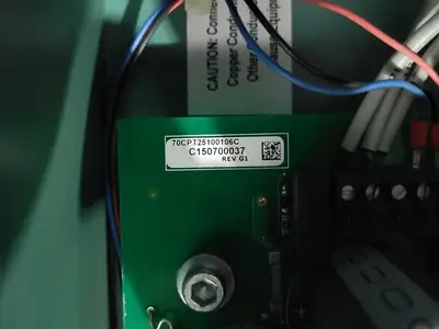 Control Panel w/ 2.0 KVA Transformer C2S7FY, 40A, 600V Disconnect Switch