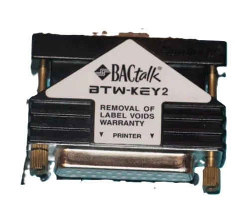 Alerton BTW-KEY2 BACtalk BACnet Software Key, Parallel Port, Dongle [Refurbished]