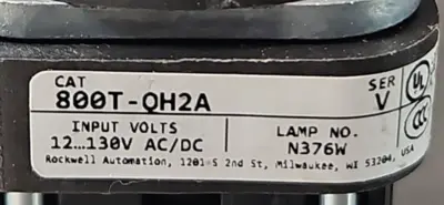 Allen Bradley 800T-QH2A Ser V blue with 800TC-N374/A loc4C18