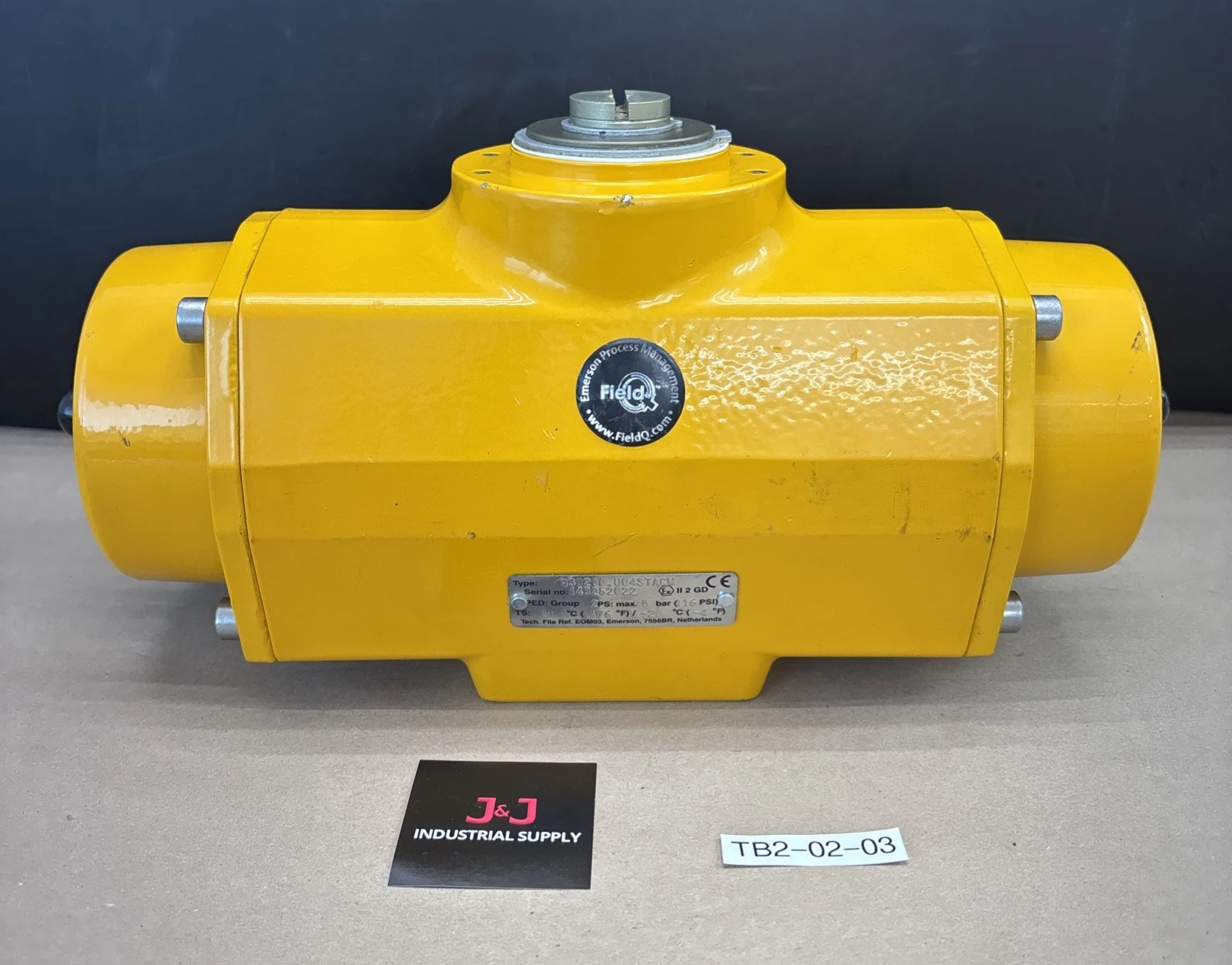Used Emerson QS0200.U04STACW Rotary Actuators Indiana US | J&J Industrial Supply #1398982