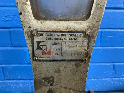 Used THE EXACT WEIGHT SCALE SCALE CO. 100 Material Handling (misc) Ohio US | HGR 24 #1293825