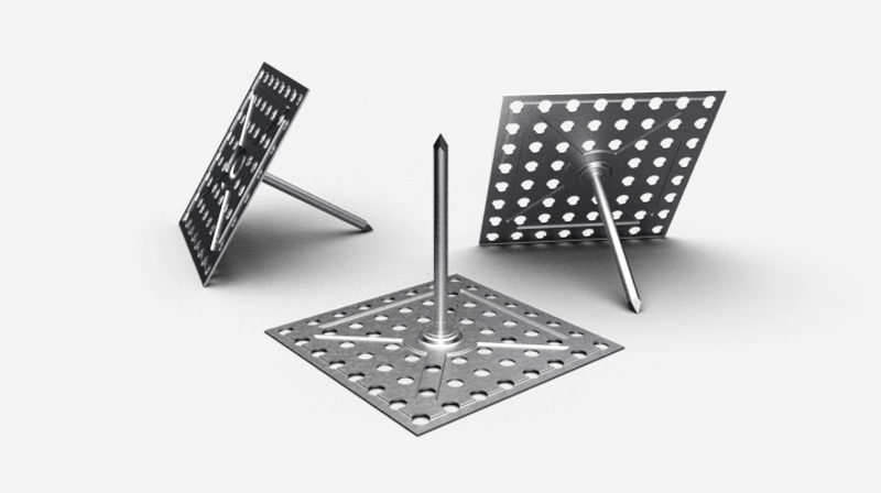 Spindle Anchors Perforated Base