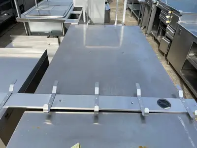Used Falcon Restaurant Supply Used 46" Stainless Steel Wall Mount Rack - SS261 Restaurant Equipment (Miscellaneous) Illinois US | Falcon Restaurant Supply #1375877