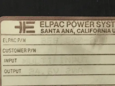 USED ELPAC BFS 500-3