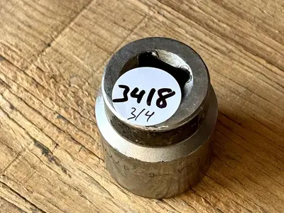 Craftsman 47779 3/4" Drive 1 3/8" Socket USA V Series Shallow 12 Point Chrome