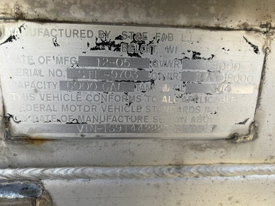 Used 2006 ST&E MILK TANKER TRAILER Liquid Supply Trailers Michigan US | Miedema Asset Management Group #1709498