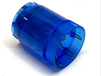 USED WERMA BLUE LED PERMANENT STACKLIGHT MODULE 24V AC/DC KS50