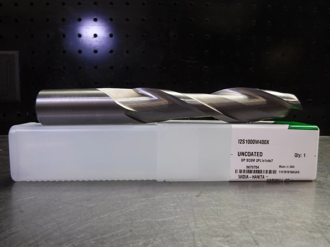 Widia Hanita 1" Solid Carbide Endmill 2 Flute I2S1000W400X (LOC2842B)