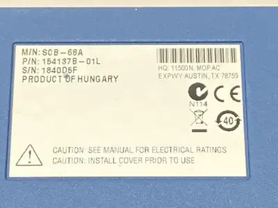 USED NATIONAL INSTRUMENTS SCB-68A SHIELDED I/O CONNECTOR TERMINAL BLOCK