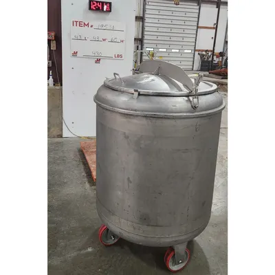 Used Inject Star Stainless Steel Vacuum Drum Batch Tumbler - 500L [PART]