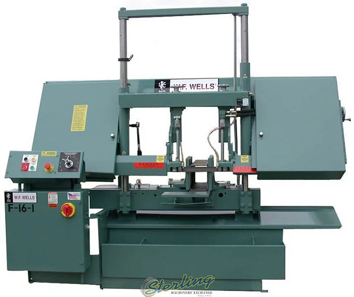 New | in-Stock W.F. WELLS F-16-1 Horizontal Dual Column Band Saws California US | Sterling Machinery Exchange #1465947