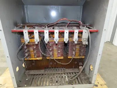 Siemens 3F3Y045 Step Down Transformer 45KVA 3Ph HV 480V Delta LV 208Y/120V Wye