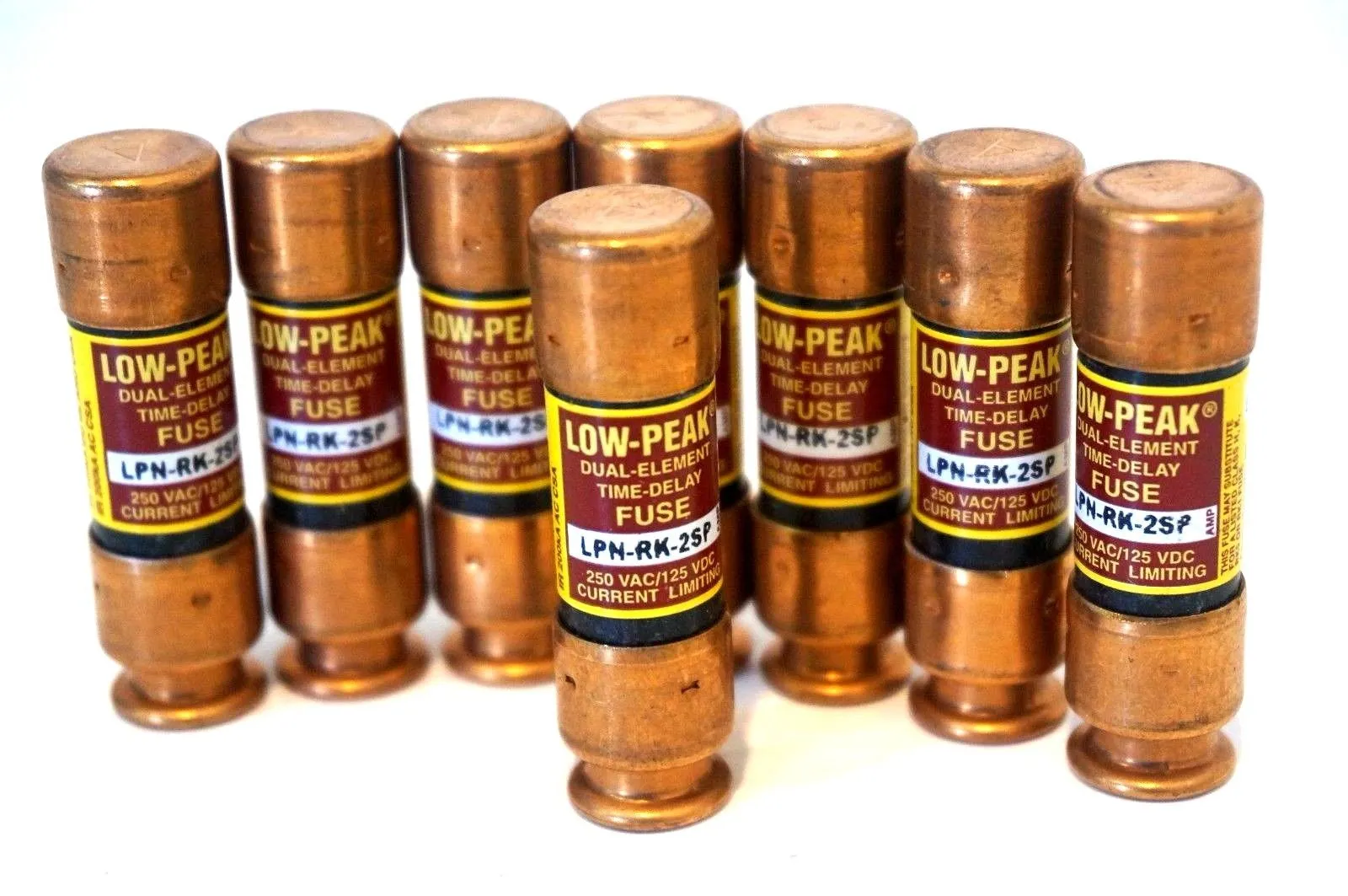 8 NEW BUSSMANN LPN-RK-2SP FUSES LPNRK2SP