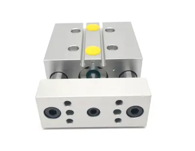 SAH125X1-J4-M, SAH1 25 X 1 -J4-M | PHD SAH125X1-J4-M Compact Pneumatic Thruster Slide 25mm Bore 1" Stroke/Travel - Used