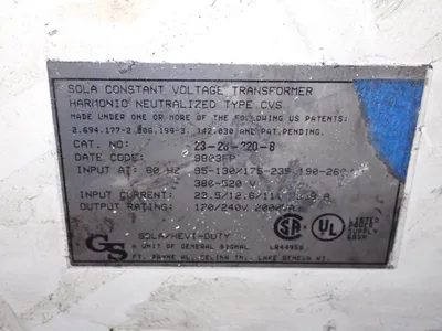 USED SOLA/HEVIDUTY 23282208
