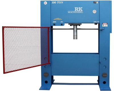 RK HYDRAULIC H-FRAME PRESS, MODEL HFP-100T
