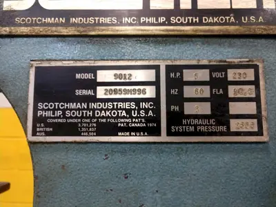 USED SCOTCHMAN 9012-24M