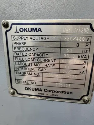 2005 OKUMA MACTURN 250BB-2S/1000 CNC Lathes | Mohawk Machinery (13)