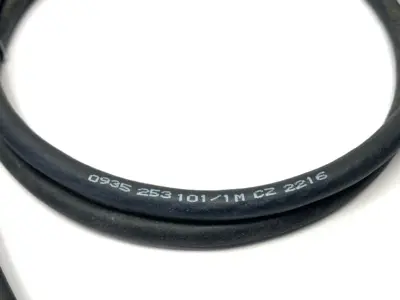 0935 253 103/1M | Double Ended Cordset w/ 7/8" Male 5-Pole to M12 Female Connector - New Other