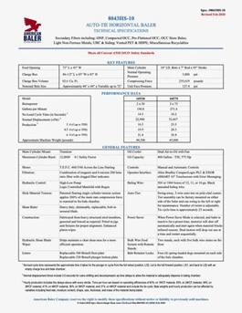 USED 2012 AMERICAN AURO 8043-10T75