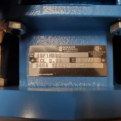 New | in-Stock GOULDS WATER TECHNOLOGY 6BF1MBB0 Misc Industrial Equipment California US | American Industrial Supply Co. #1558208