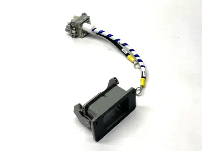 USED HARTING HAN HV MODULE W/ 09300060301 BULKHEAD MOUNT HOUSING