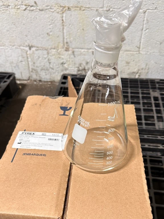 PYREX 5020-1L 1000ML NARROW MOUTH FLASK (QTY