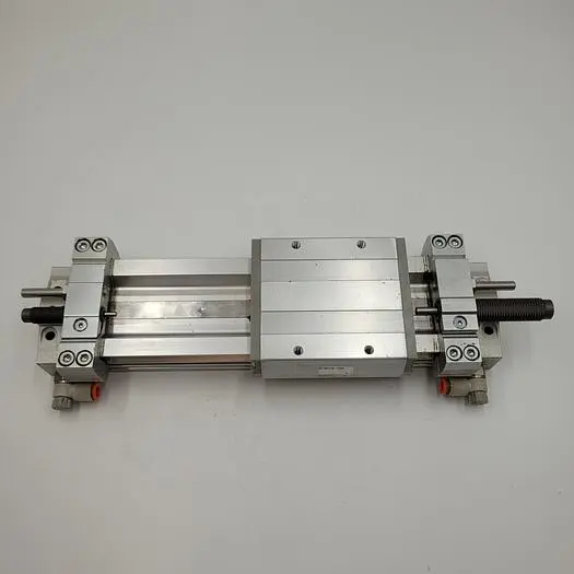 Used SMC SMC CORPORATION MY3M25TN-100HL RODLESS CYLINDER, MECH JOINT, SLIDE TABLE Linear Guides | ND Industrial Surplus #1218668