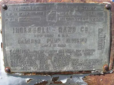 USED INGERSOLL RAND 4RTS-6