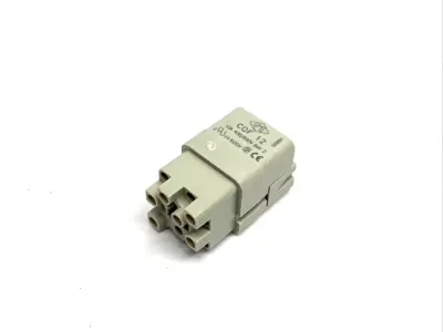 CQF 12,CQF-12 | ILME CQF 12 Female Crimp Connector Insert 12-Pole + PE 10A LOT OF 6 - New
