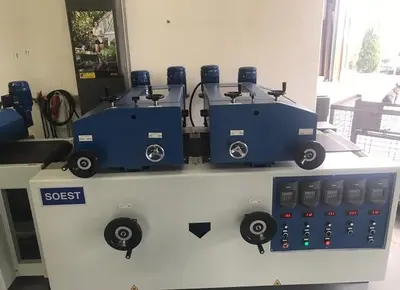 USED 2019 SOEST UNIVERSAL SURFACE FINISHING LINE – PARQUET / WOOD SURFACES