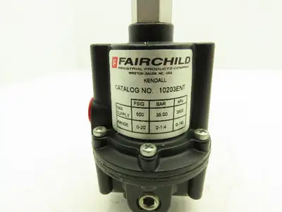 Fairchild 10203ENT Kendall Pressure Regulator 0-20PSI Range 500 PSI Max 3/8" NPT