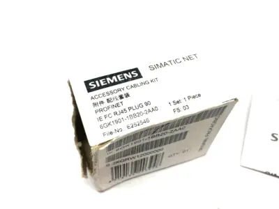 USED SIEMENS SIMATIC NET ETHERNET FASTCONNECT CABLING PLUG KIT