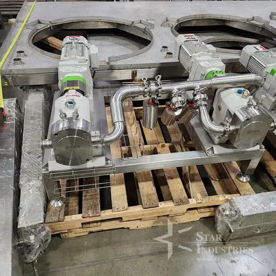 Process Kitchen, Jacketed, Vacuum, Multi Motion Mixing Kettles, Pumps and Mezzanine- BULK LOT