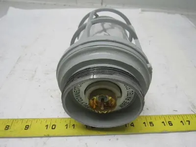 Appleton VU-100 V-51 Fixture Unit. Socket, Globe & Guard, Clear Mixed Lot/2