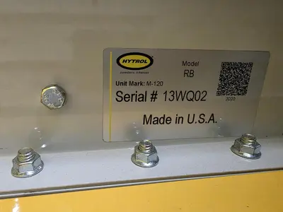 Used 2020 HYTROL ROLLER BED BELT CONVEYOR Belt Conveyors Wisconsin US | Packer City Sales #1297740