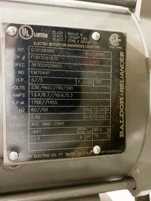 North Star 755 XP perforate basket centrifuge, 304SS.