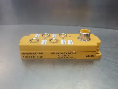 Turck Multi Box VB 403M-PX5-FS 8 (4414M) 5-Port Junction Block. 3D-26