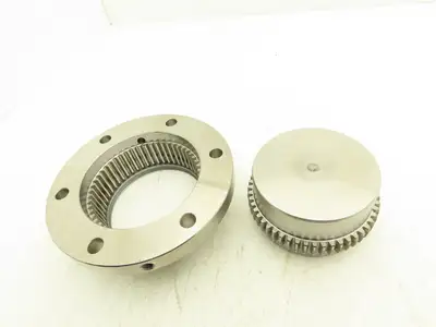 Ameridrives F-202 Gear Coupling 4" Hub & Sleeve Assy 7" Flange RSB Stock Bore