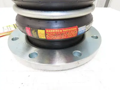 Proco 242-C  8"x 10"L Rubber Expansion Joint Type NN #150 Flanged Double-Sphere