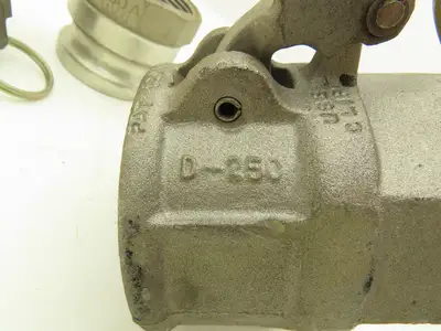 Dixon D-250 Camlock 2-1/2" Cam & Groove Coupler x Adapter Female NPT Lot of 2