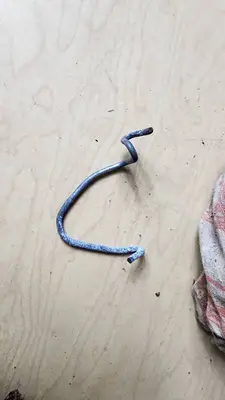 Buckets of Used Cast Iron Pipe Clamps with Bags