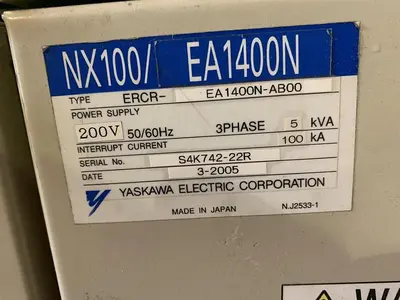 Used 2005 YASKAWA MOTOMAN YASKAWA MOTOMAN EA1400N Robots Michigan US | Aucto #1332110