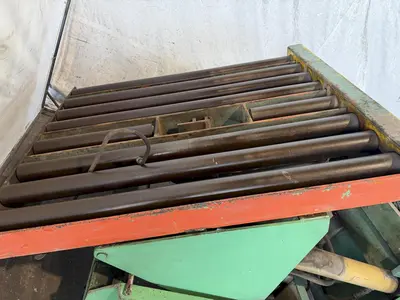 6,000 LB X 48" LBS BRANER HYDRAULIC DOWNLAYER TABLE. STOCK # 0435626