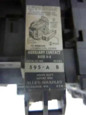 USED ALLEN BRADLEY 509-BOD SER B